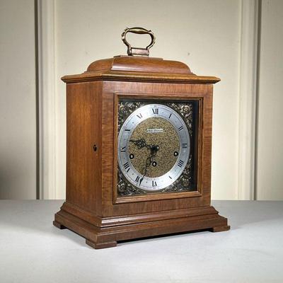 Seth Thomas Legacy Clock | An eight-day key-wound clock with an A-400 chime movement. Key is included. Marked on brass, â€œMade in...