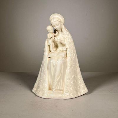 Flower Madonna Hummel | Hummel Goebel 'Flower Madonna' Figurine with Open Halo (HUM-10/1) by Reinhold Unger. - h. 9 in 