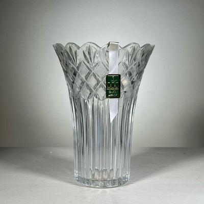 Waterford Irish Lace Vase | Waterford Crystal Irish Lace vase with original tag. - h. 10 x dia. 7 in 