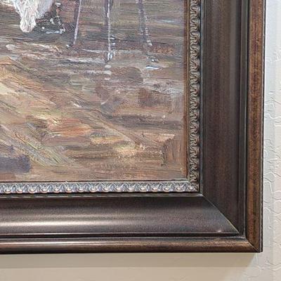 Mercanti Oil On Canvas Studio Piece 7' x 4 1/2' ($575)