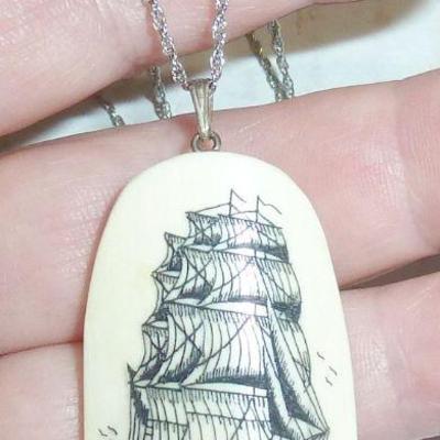 several scrimshaw LOTS