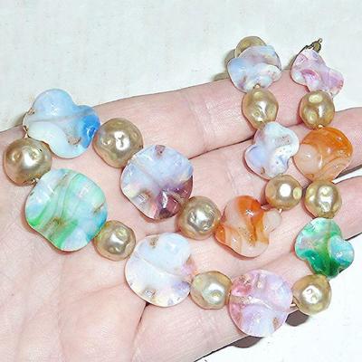 art glass vintage beads