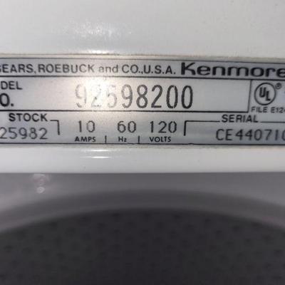 Kenmore ultra fabric care washer