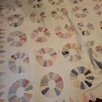 83 x 83 hand sewn quilt