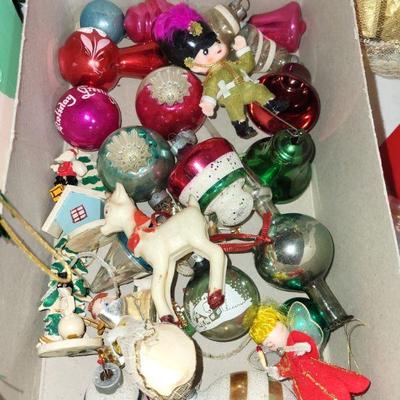 Vintage Christmas ornaments 