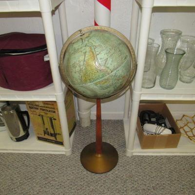 Nice old globe on a pedestal