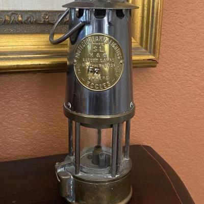 Old miner's lamp 