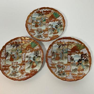 Early 20th Cent Japanese Painted Plates