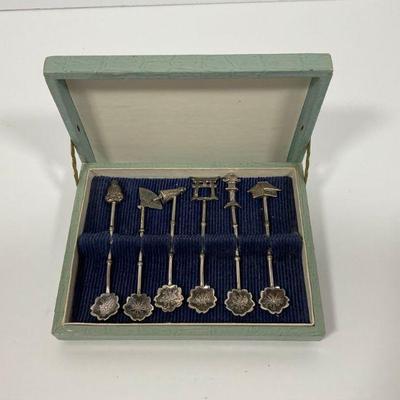 Vintage Small Japanese Sterling Spoons