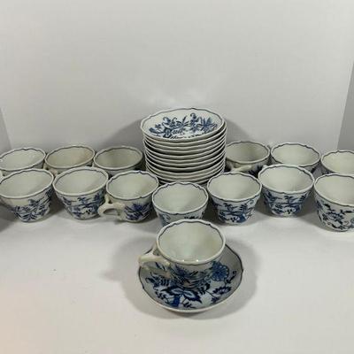 Blue danube Porcelain Cups & Saucers