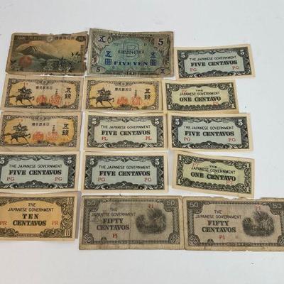 Old Asian Currency