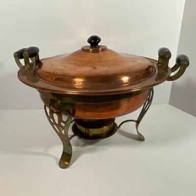 Vintage Copper Chafing Dish