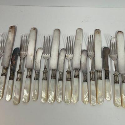 Vintage Mother of Pearl Cutlery