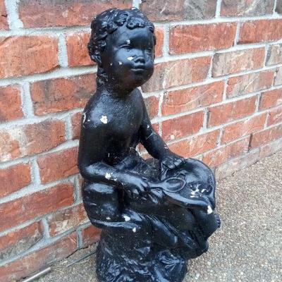 Concrete water fountain