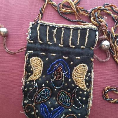 Small beaded purse