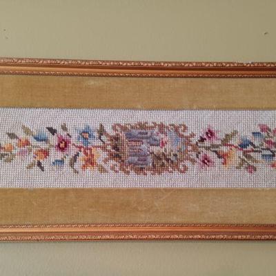 Needle Point Framed