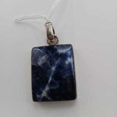 Sterling Silver with Stone Pendant