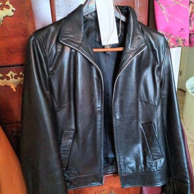 Banana Republic Leather Coat