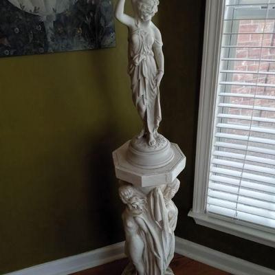 Statue on column