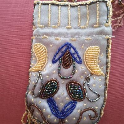 Small beaded purse