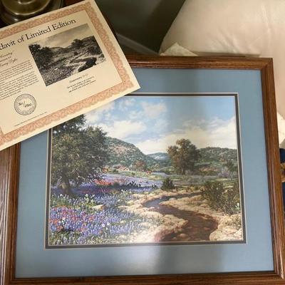 Larry Dyke Four Faces of Texas set of PrintsÂ 