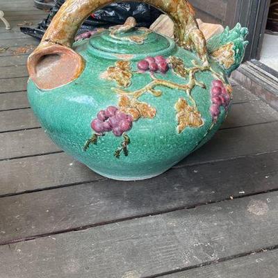 PFG039 Ornamental Outside Tea Pot Decor