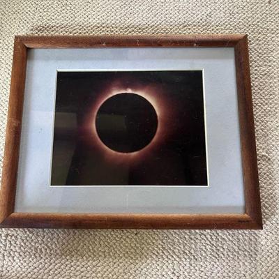 PFG104 Framed Maui Eclipse Photo By Dr. John A. Decker, Jr.