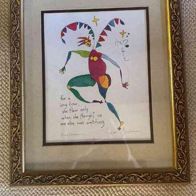 PFG105 - Brian Andreas Flying Woman Art Print