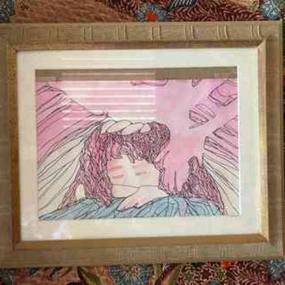 PFG147- Framed Abstract Print