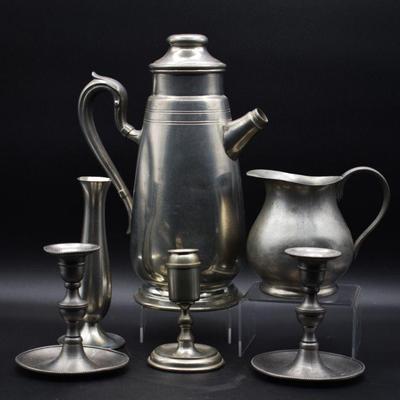 ROYAL HOLLAND, METALARS ITALY & DAALDEROP PEWTER