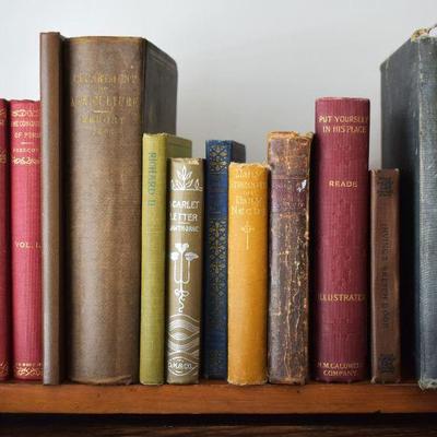 antique / vintage books