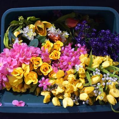 faux flowers