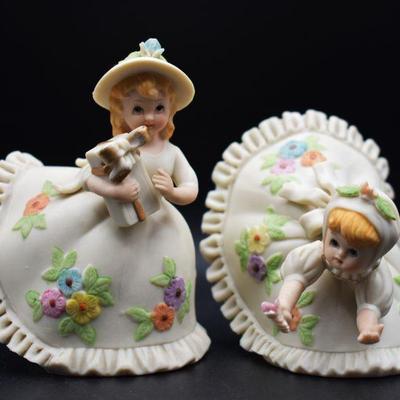 vintage Lefton porcelain figures
