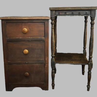antique side tables