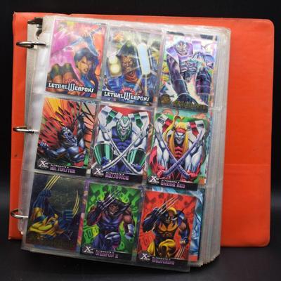 Marvel X-men trading cards