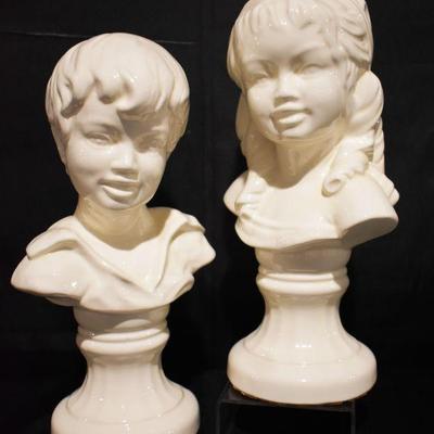 vintage piano busts