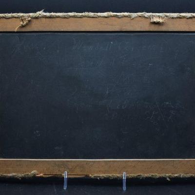 Antique Students School slate 