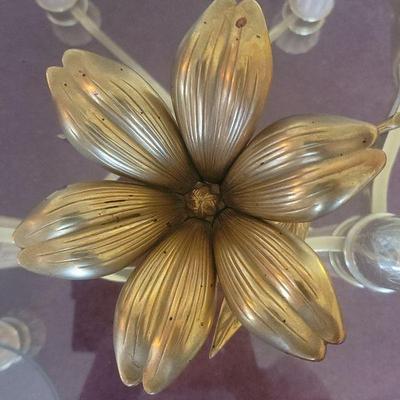 Brass lotus flower ash tray