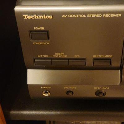Technics Receiver, dual cassette deck, 60 CD changer