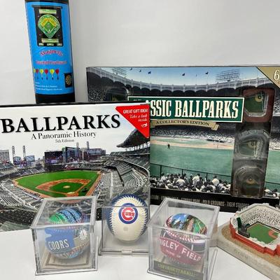 Collector's Edition Classics Baseball Ballparks (Wrigley Field - Yankee Stadium - Ebbets Field - Fenway Park - Polo Grounds - Tiger...