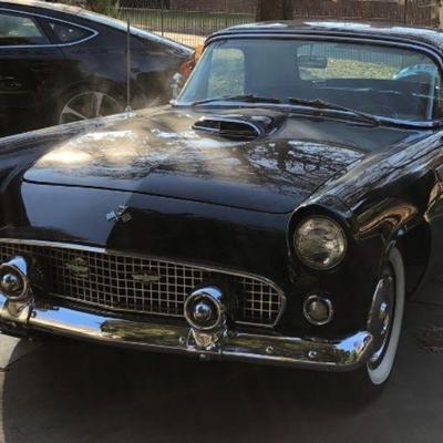 1955 Ford Thunderbird with removable hard top. More pictures at end of album.