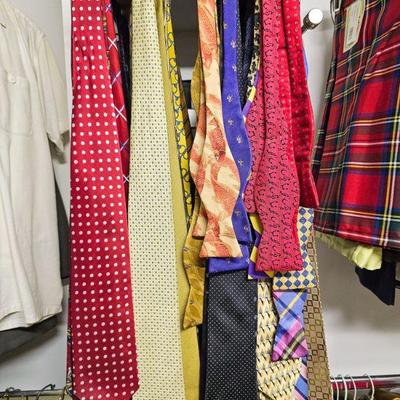 Silk and other ties