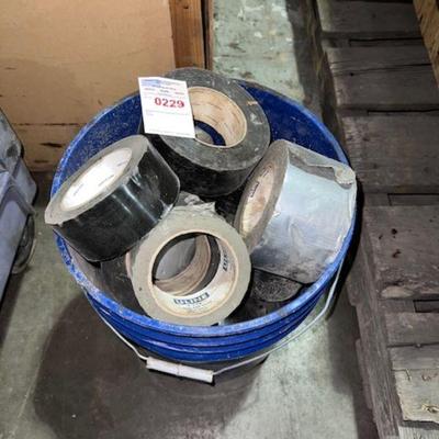Misc bucket of tape