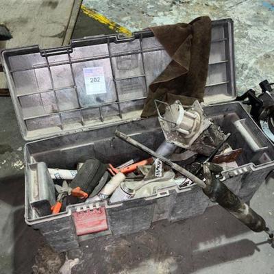 Tool Box with tools