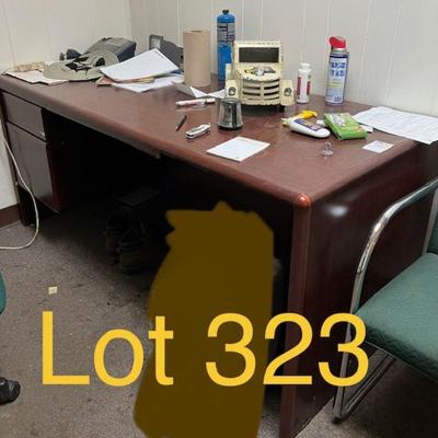 Office desk only no contents