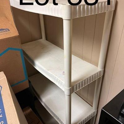Plastic shelf