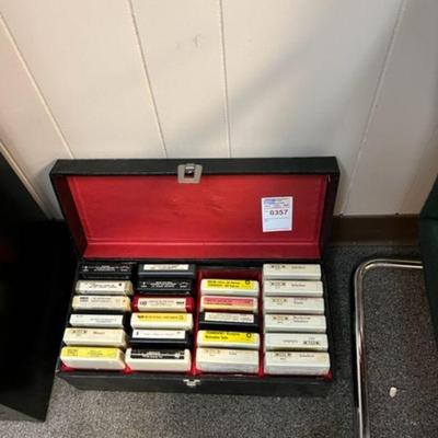 8 tracks and case 