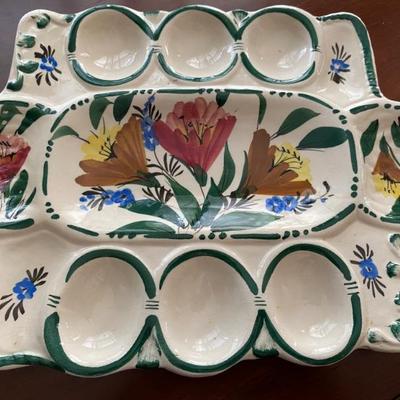 Italian egg plate