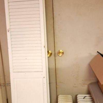 Nice old shutters and two heaters - cold weather will eventually get here - be ready!