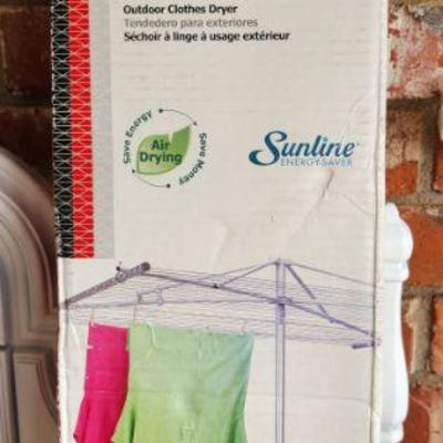 Save energy with this outdoor drying rack